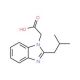 (2-Isobutyl-1H-benzimidazol-1-yl)acetic acid - chemical structure image