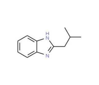 2-isobutyl-1H-benzimidazole (CAS 5851-45-6) - chemical structure image