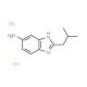 2-Isobutyl-1H-benzoimidazol-5-ylaminedihydrochloride - chemical structure image