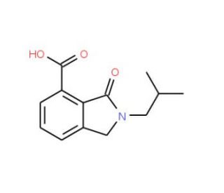 2-Isobutyl-3-oxo-2,3-dihydro-1H-isoindole-4-carboxylic acid - chemical structure image