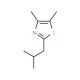 2-Isobutyl-4,5-dimethylthiazole (CAS 53498-32-1) - chemical structure image