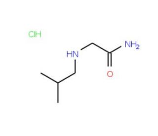 2-(isobutylamino)acetamide hydrochloride - chemical structure image