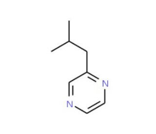 2-Isobutylpyrazine (CAS 29460-92-2) - chemical structure image
