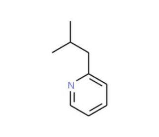 2-Isobutylpyridine (CAS 6304-24-1) - chemical structure image