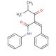 2-Isobutyryl-N-phenyl-3-phenylacrylamide (E/Z mixture) (CAS 125971-57-5) - chemical structure image
