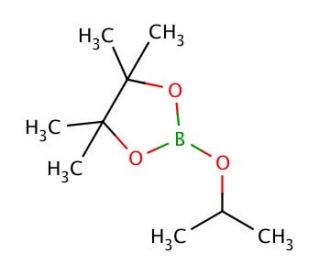 2-Isopropoxy-4,4,5,5-tetramethyl-1,3,2-dioxaborolane (CAS 61676-62-8) - chemical structure image