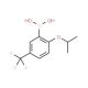 2-Isopropoxy-5-(trifluoromethyl)benzeneboronic acid (CAS 850593-12-3) - chemical structure image