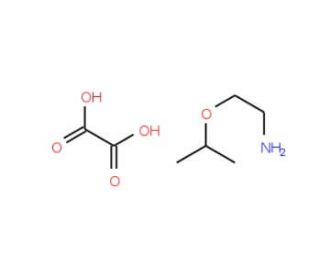 2-Isopropoxy-ethylamine oxalate - chemical structure image