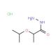 2-Isopropoxypropanohydrazide hydrochloride - chemical structure image