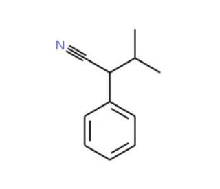 2-Isopropyl-2-phenylacetonitrile (CAS 5558-29-2) - chemical structure image