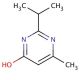 2-Isopropyl-6-methyl-4-pyrimidinol (CAS 2814-20-2) - chemical structure image