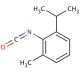 2-Isopropyl-6-methylphenyl isocyanate (CAS 102561-43-3) - chemical structure image