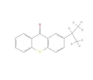 2-Isopropyl-d7 thioxanthone (CAS 5495-84-1) - chemical structure image