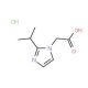 (2-Isopropyl-imidazol-1-yl)-acetic acid hydrochloride - chemical structure image