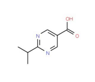 2-Isopropyl-pyrimidine-5-carboxylic acid (CAS 927803-31-4) - chemical structure image