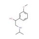 2-Isopropylamino-1-(3-methoxyphenyl)ethanol - chemical structure image