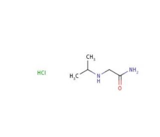 2-(isopropylamino)acetamide hydrochloride (CAS 85791-77-1) - chemical structure image