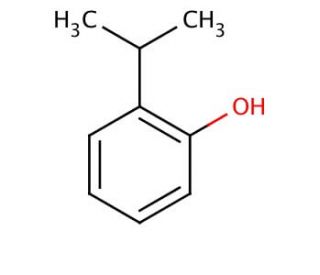 2-Isopropylphenol (CAS 88-69-7) - chemical structure image