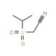 2-(Isopropylsulphonyl)acetonitrile (CAS 120069-21-8) - chemical structure image