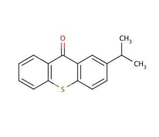2-Isopropylthioxanthone (CAS 5495-84-1) - chemical structure image