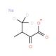 2-Keto-3-(methyl-d3)-butyric acid-1,2,3,4-13C4 sodium salt - chemical structure image