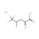 2-Keto-4-(methyl-d3)-pentanoic acid sodium salt - chemical structure image