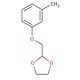 2-m-Tolyloxymethyl-[1,3]dioxolane (CAS 850348-74-2) - chemical structure image