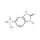 2-mercapto-1-methyl-1H-benzimidazole-5-sulfonamide - chemical structure image