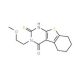 2-Mercapto-3-(2-methoxy-ethyl)-5,6,7,8-tetrahydro-3H-benzo[4,5]thieno[2,3-d]pyrimidin-4-one - chemical structure image