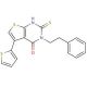 2-mercapto-3-(2-phenylethyl)-5-thien-2-ylthieno[2,3-d]pyrimidin-4(3H)-one - chemical structure image