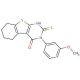 2-Mercapto-3-(3-methoxy-phenyl)-5,6,7,8-tetrahydro-3H-benzo[4,5]thieno[2,3-d]pyrimidin-4-one - chemical structure image