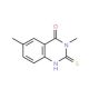 2-mercapto-3,6-dimethylquinazolin-4(3H)-one - chemical structure image