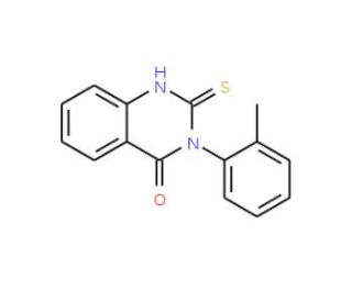 2-Mercapto-3-o-tolyl-3H-quinazolin-4-one (CAS 37641-48-8) - chemical structure image