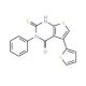 2-mercapto-3-phenyl-5-thien-2-ylthieno[2,3-d]pyrimidin-4(3H)-one - chemical structure image