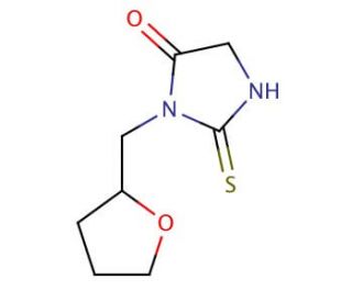 2-mercapto-3-(tetrahydrofuran-2-ylmethyl)-3,5-dihydro-4H-imidazol-4-one - chemical structure image