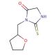 2-mercapto-3-(tetrahydrofuran-2-ylmethyl)-3,5-dihydro-4H-imidazol-4-one - chemical structure image