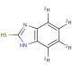 2-Mercapto-4,5,6,7-d4-benzimidazole (CAS 931581-17-8) - chemical structure image