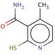 2-mercapto-4-methylnicotinamide (CAS 914223-39-5) - chemical structure image