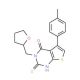 2-mercapto-5-(4-methylphenyl)-3-(tetrahydrofuran-2-ylmethyl)thieno[2,3-d]pyrimidin-4(3H)-one - chemical structure image