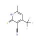 2-mercapto-6-methyl-4-(trifluoromethyl)nicotinonitrile (CAS 182127-92-0) - chemical structure image