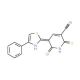 2-mercapto-6-oxo-5-(4-phenyl-1,3-thiazol-2-yl)-1,6-dihydropyridine-3-carbonitrile - chemical structure image