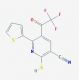 2-Mercapto-6-thiophen-2-yl-5-(2,2,2-trifluoro-acetyl)-nicotinonitrile - chemical structure image