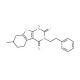 2-Mercapto-7-methyl-3-phenethyl-5,6,7,8-tetrahydro-3H-benzo[4,5]thieno[2,3-d]pyrimidin-4-one - chemical structure image