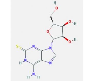 2-mercaptoadenosine (CAS 43157-50-2) - chemical structure image