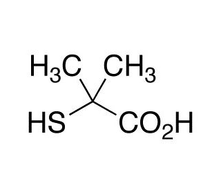 2-Mercaptoisobutyric Acid (CAS 4695-31-2) - chemical structure image