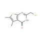 2-(mercaptomethyl)-5,6-dimethylthieno[2,3-d]pyrimidin-4(3H)-one - chemical structure image