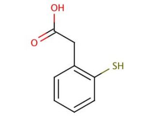 2-Mercaptophenylacetic Acid (CAS 39161-85-8) - chemical structure image