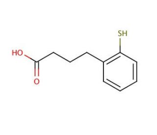 2-Mercaptophenylbutyric Acid (CAS 359436-78-5) - chemical structure image