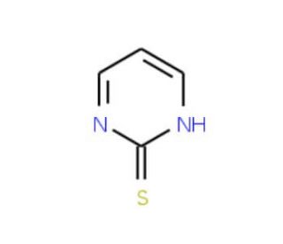 2-Mercaptopyrimidine (CAS 1450-85-7) - chemical structure image