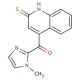 (2-mercaptoquinolin-4-yl)(1-methyl-1H-imidazol-2-yl)methanone - chemical structure image